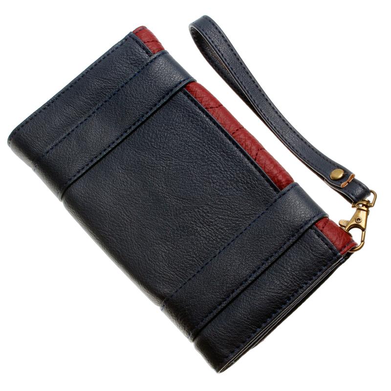 Double Tri Fold Flap Wallet