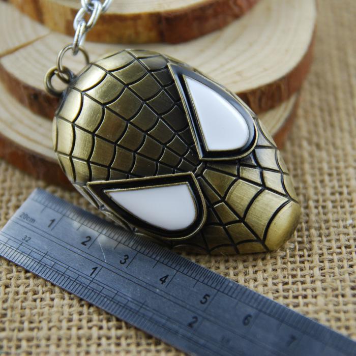 Spiderman Copper Keychain